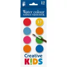 ICO Vízfesték, 12 darabos, 28 mm, ICO "Creative Kids"