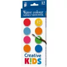 ICO Vízfesték, 12 darabos, 28 mm, ICO "Creative Kids"
