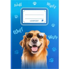   ICO Füzet, tűzött, A5, lecke, 34 lap, ICO "Süni", kutyás