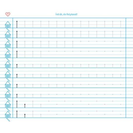 ICO Füzet, tűzött, 245x295 mm, fekvő, 32 lap, 1. osztály, ICO "Süni Meixner", előnyomott