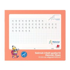   ICO Füzet, tűzött, négyzethálós, 245x295 mm, fekvő, 32 lap, 1. osztály, ICO "Süni Meixner"