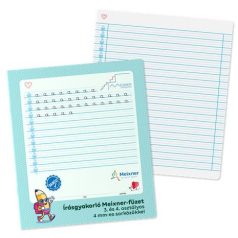   ICO Füzet, tűzött, 295x245 mm, álló, 32 lap, 3. és 4. osztály, ICO "Süni Meixner"