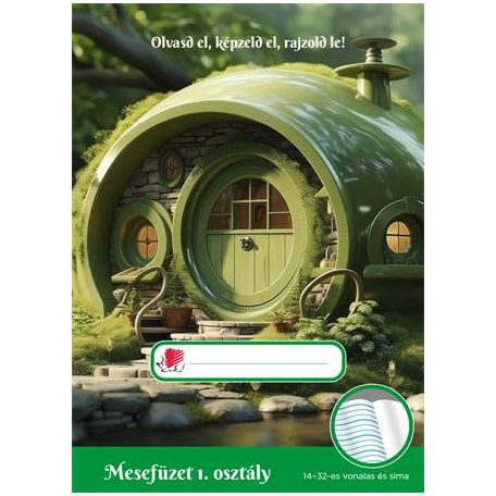 ICO Olvasónapló, tűzött, A5, 32 lap, 1. osztály, ICO "Süni Mesefüzet", hobbit