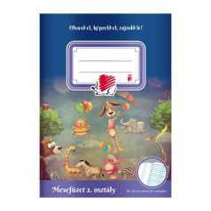   ICO Olvasónapló, tűzött, A5, 32 lap, 2. osztály, ICO "Süni Mesefüzet"
