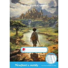   ICO Olvasónapló, tűzött, A5, 32 lap, 2. osztály, ICO "Süni Mesefüzet", vándor