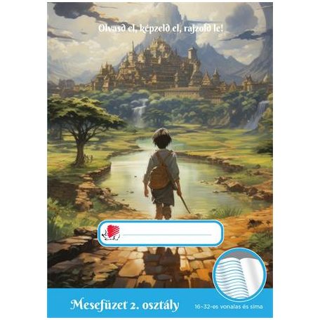 ICO Olvasónapló, tűzött, A5, 32 lap, 2. osztály, ICO "Süni Mesefüzet", vándor