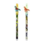 ICO Tolóbetétes ceruza radírral display, HB, ICO "Bensia", dinoszaurusz