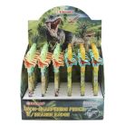 ICO Tolóbetétes ceruza radírral display, HB, ICO "Bensia", dinoszaurusz