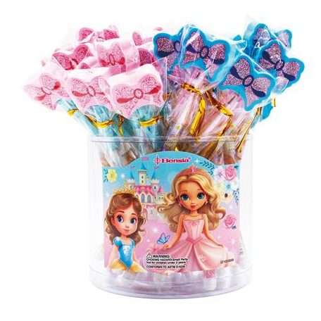 ICO Tolóbetétes ceruza radírral display, HB, ICO "Bensia", hercegnő