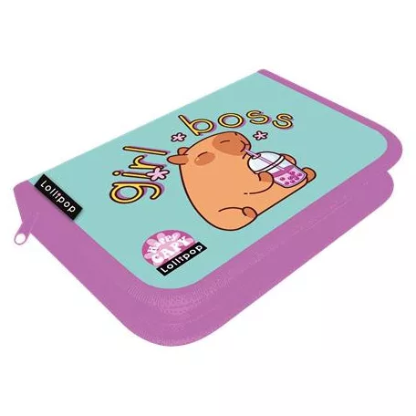 LIZZYSULI Tolltartó, klapnis, cipzáras, LIZZYSULI, Lollipop Capybara