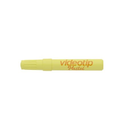 ICO Szövegkiemelő, 1-4 mm, ICO "Videotip", pasztell sárga