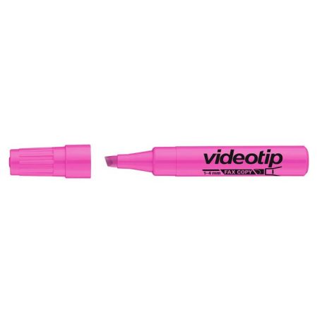 ICO Szövegkiemelő, 1-4 mm, ICO "Videotip", rózsaszín
