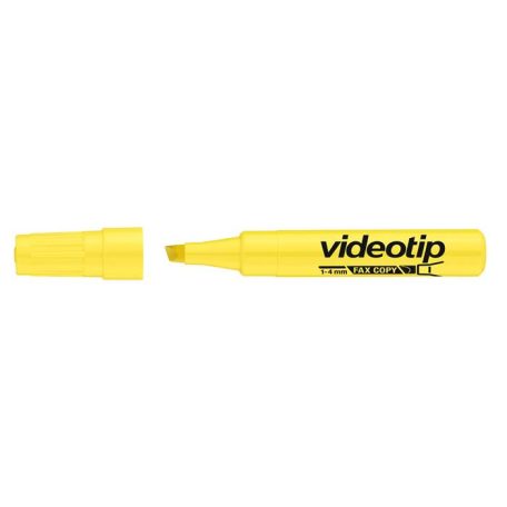 ICO Szövegkiemelő, 1-4 mm, ICO "Videotip", sárga