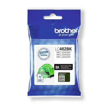 BROTHER LC462BK Tintapatron MFC-J3540 nyomtatóhoz, BROTHER, fekete, 550 oldal