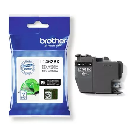 BROTHER LC462BK Tintapatron MFC-J3540 nyomtatóhoz, BROTHER, fekete, 550 oldal