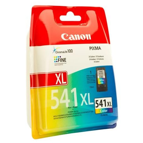 CANON CL-541XL Tintapatron Pixma MG2150, 3150 nyomtatókhoz, CANON, színes, 400 oldal