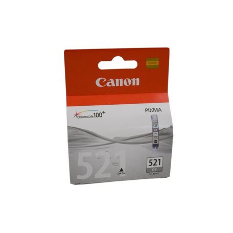 CANON CLI-521GY Tintapatron Pixma MP980 nyomtatóhoz, CANON, szürke, 1 395 oldal