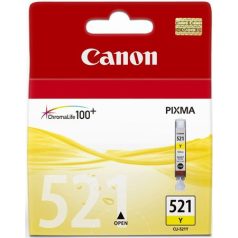   CANON CLI-521Y Tintapatron Pixma iP3600, 4600, MP540 nyomtatókhoz, CANON, sárga, 9ml