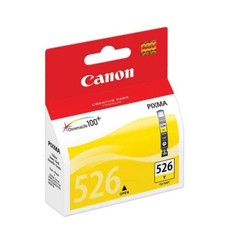 CANON CLI-526Y Tintapatron Pixma iP4850, MG5150, 5250 nyomtatókhoz, CANON, sárga, 545 oldal