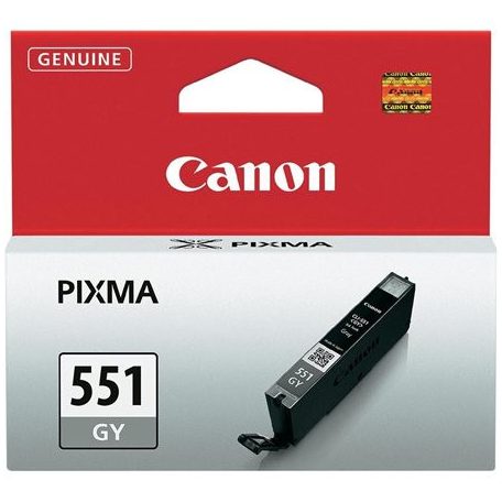 CANON CLI-551GY Tintapatron Pixma MG6350 nyomtatóhoz, CANON, szürke, 780 oldal
