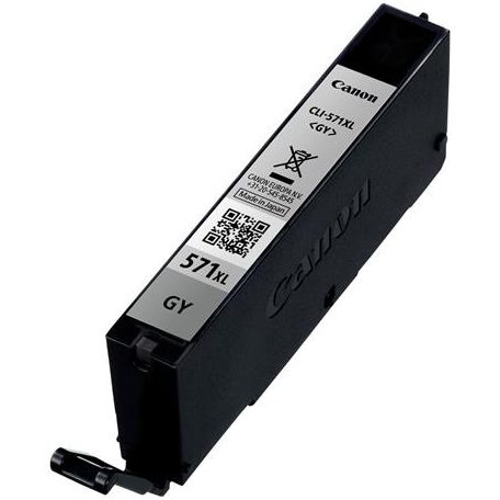 CANON CLI-571GXL Tintapatron Pixma MG5750, 6850, 7750 nyomtatókhoz, CANON, szürke, 11ml