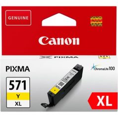   CANON CLI-571YXL Tintapatron Pixma MG5750, 6850,7750 nyomtatókhoz, CANON, sárga, 11 ml