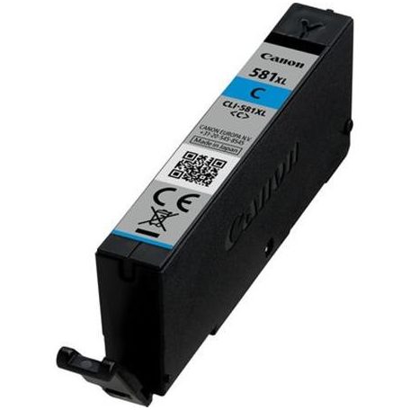 CANON CLI-581CXL Tintapatron Pixma TS7550, 8150, 9150 nyomtatókhoz, CANON, cián, 8,3ml