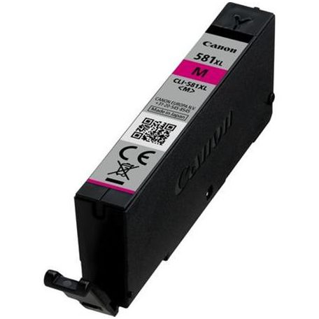 CANON CLI-581MXL Tintapatron Pixma TS7550, 8150, 9150 nyomtatókhoz, CANON, magenta, 8,3ml
