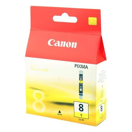 CANON CLI-8Y Tintapatron Pixma iP3500, 4200, 4300 nyomtatókhoz, CANON, sárga, 13ml