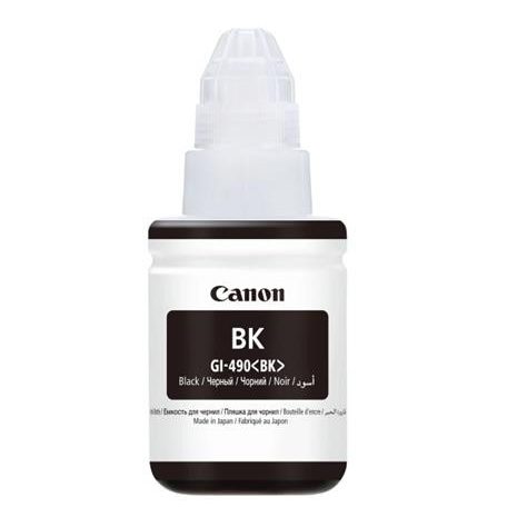 CANON GI490 Tinta Pixma MFP G2411, G3411, G4411 nyomtatókhoz, CANON, fekete, 135 ml