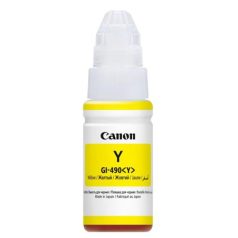   CANON GI490 Tinta Pixma MFP G2411, G3411, G4411 nyomtatókhoz, CANON, sárga, 70 ml