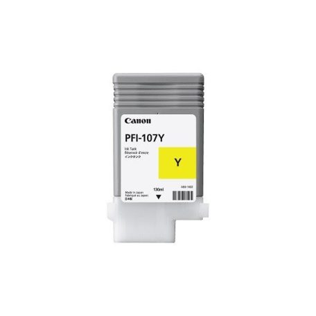 CANON PFI-107Y Tintapatron iPF780, 770 nyomtatóhoz, CANON, sárga, 130ml