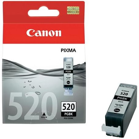 CANON PGI-520B Tintapatron Pixma iP3600, 4600, MP540 nyomtatókhoz, CANON, fekete, 19ml