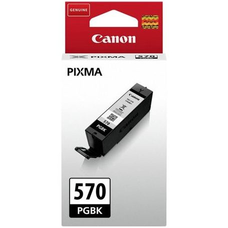 CANON PGI-570B Tintapatron Pixma MG5750, 6850, 7750 nyomtatókhoz, CANON, fekete, 15 ml