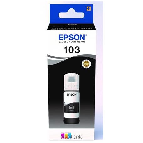 EPSON T00S14A Tinta EcoTank L3110, L3150, L1110 nyomtatókhoz, EPSON 103, fekete, 65 ml