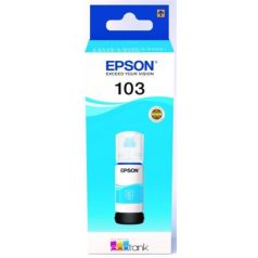   EPSON T00S24A Tinta EcoTank L3110, L3150, L1110 nyomtatókhoz, EPSON 103, cián, 65 ml
