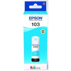   EPSON T00S24A Tinta EcoTank L3110, L3150, L1110 nyomtatókhoz, EPSON 103, cián, 65 ml