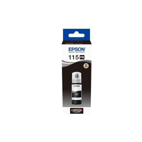 EPSON T07D14 Tinta, EcoTank L8160, L8180 nyomtatókhoz, EPSON, fotó fekete, 70 ml