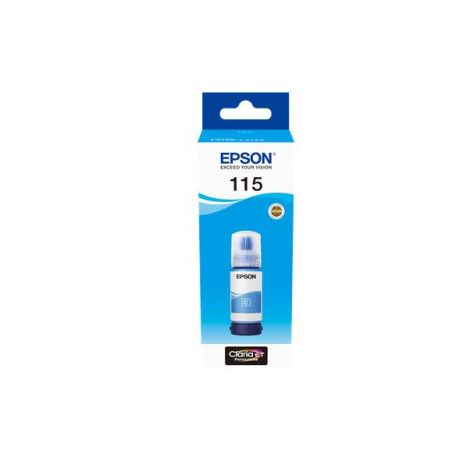 EPSON T07D24 Tinta, EcoTank L8160, L8180 nyomtatókhoz, EPSON, cián, 70 ml