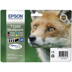   EPSON T12854010 Tintapatron multipack Stylus S22, SX125 nyomtatókhoz, EPSON, b+c+m+y, 16,4ml