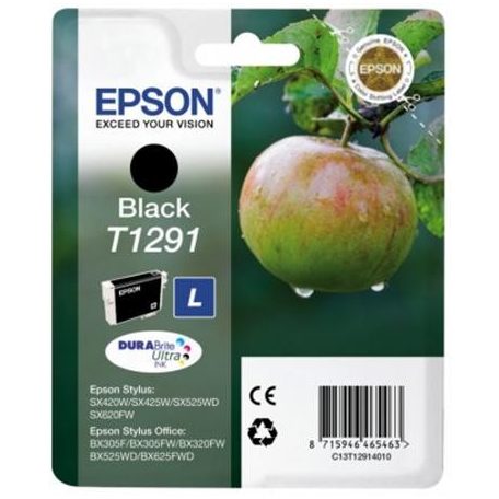 EPSON T12914012 Tintapatron Stylus SX420W, SX425W, SX525WD nyomtatókhoz, EPSON, fekete, 11,2ml
