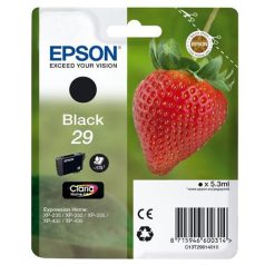   EPSON C13T29814010 Tintapatron XP235/332 nyomtatókhoz, EPSON, fekete, 5,3ml