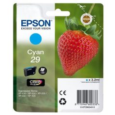   EPSON C13T29824010 Tintapatron XP235/332 nyomtatókhoz, EPSON, cián, 3,2ml