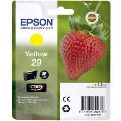  EPSON C13T29844010 Tintapatron XP235/332 nyomtatókhoz, EPSON, sárga, 3,2ml