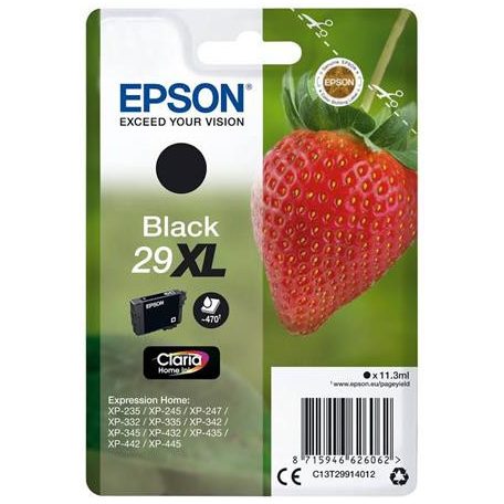 EPSON T29914012 Tintapatron XP245 nyomtatóhoz, EPSON, fekete, 11,3ml