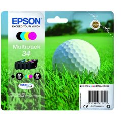   EPSON T34664010 Tintapatron multipack, WorkForce WF-3720DWF nyomtatóhoz, EPSON, b+c+m+y, 18,7 ml
