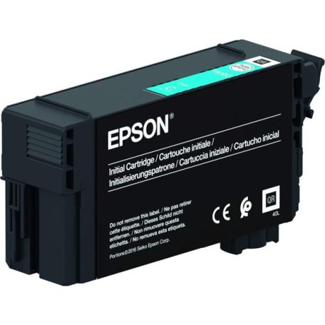 EPSON T40D240 Tintapatron SC-T3100, T5100, T3100N, T5100N nyomtatókhoz, UltraChrome XD2, EPSON, cián, 50ml