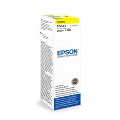   EPSON T66444A10 Tinta, L100, 200mfp nyomtatókhoz, EPSON, sárga, 70ml
