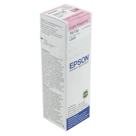 EPSON T67364A10 Tinta L800 nyomtatóhoz, EPSON, világos magenta, 70ml