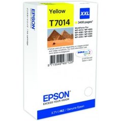   EPSON T70144010 Tintapatron Workforce Pro 4000, 4500 sorozat nyomtatókhoz, EPSON, sárga, 34,2 ml